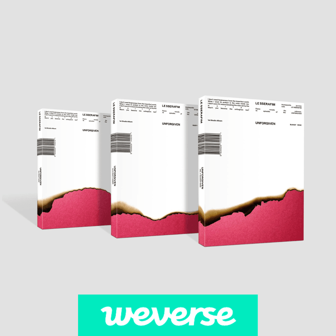 LE SSERAFIM - 1st Studio Album 'UNFORGIVEN' + WEVERSE GIFT - K-POP WORLD (7388336717959)