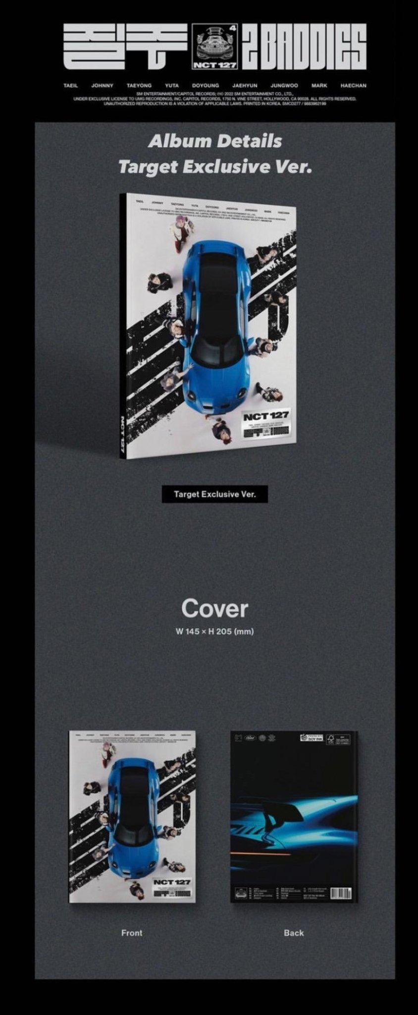 NCT 127 - The 4th Album ‘2 Baddies’ (Target Exclusive, CD) - K-POP WORLD (6766868955271)