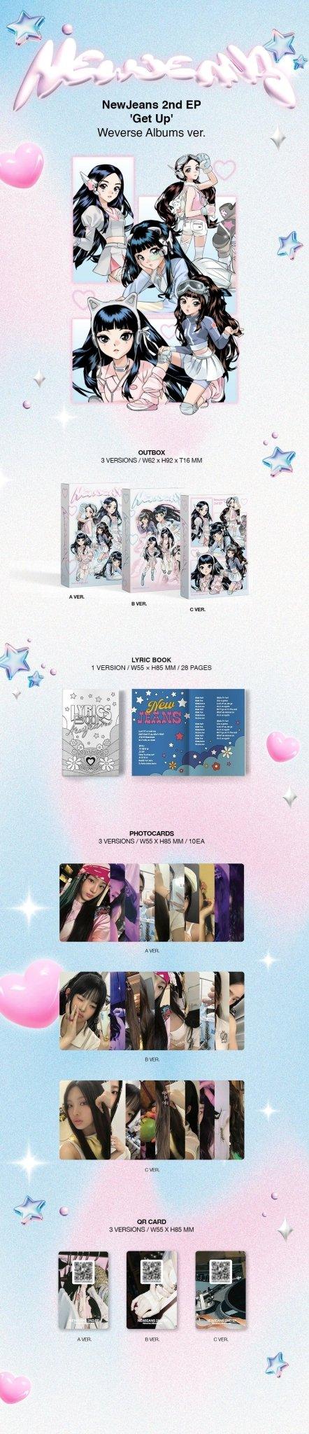 NewJeans - 2nd EP 'Get Up' Weverse Albums ver. - K-POP WORLD (7403840241799)