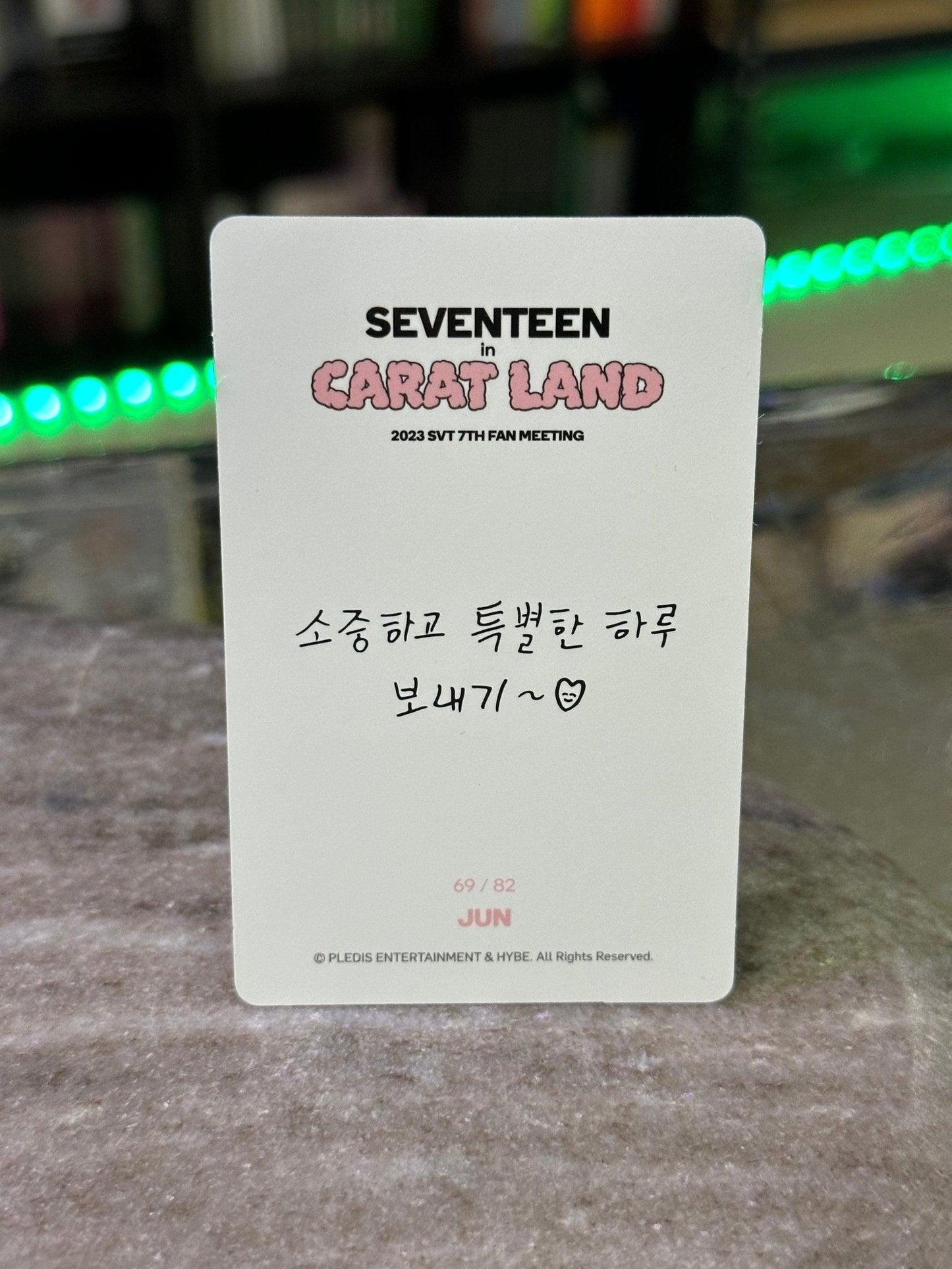 SEVENTEEN JUN - CARAT LAND 2023 7TH FAN MEETING - K-POP WORLD (7397322162311)
