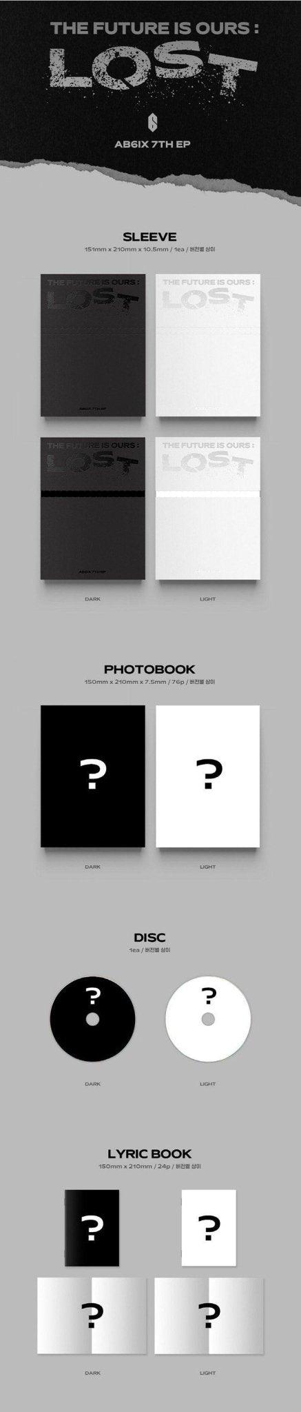 (SOBREPEDIDO) AB6IX - THE FUTURE IS OURS: LOST 7TH EP - K-POP WORLD (7396766777479)