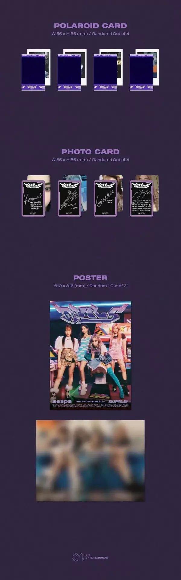 (SOBREPEDIDO) AESPA - 2ND MINI ALBUM GIRLS (REAL WORLD) - K-POP WORLD (6769529651335)