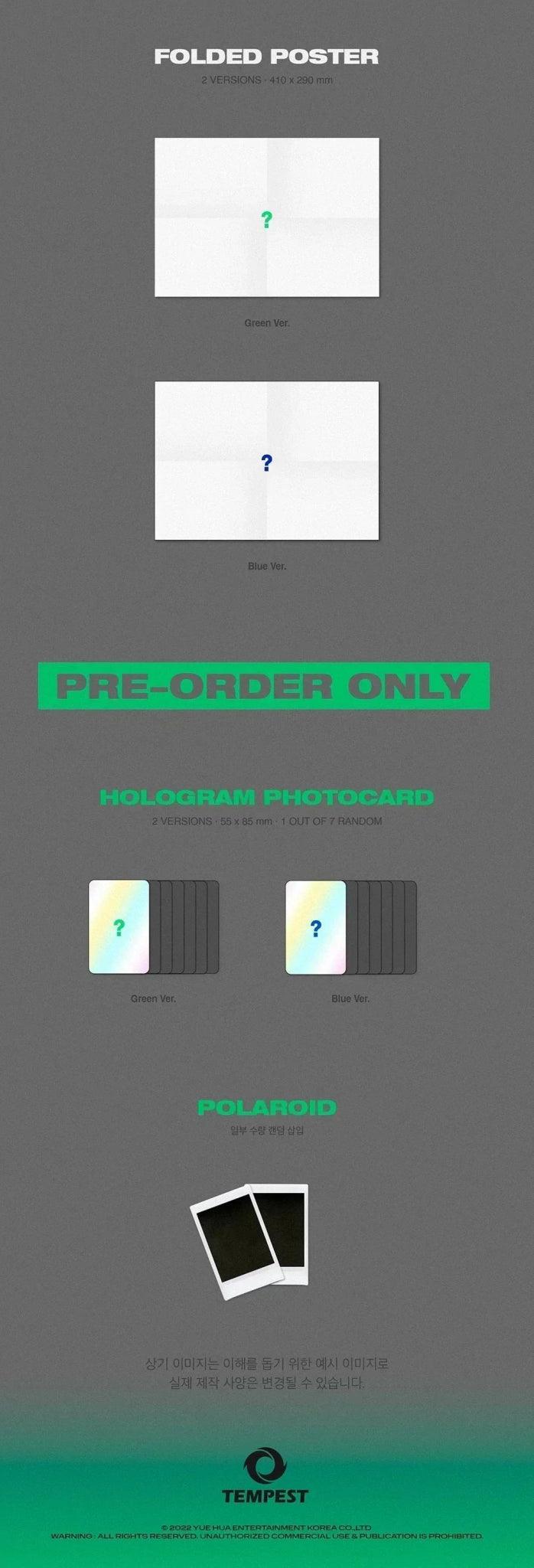 (SOBREPEDIDO) TEMPEST - ON AND ON 3RD MINI ALBUM - K-POP WORLD (6833003888775)