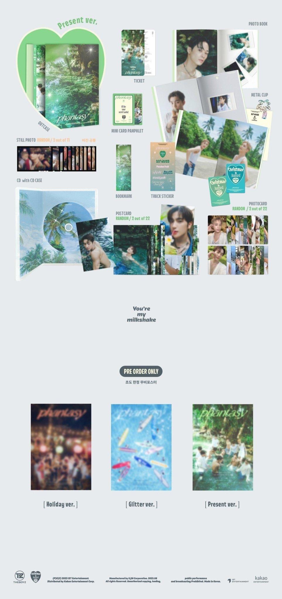 (SOBREPEDIDO) THE BOYZ - PHANTASY CHRISTMAS IN AUGUST 2ND FULL ALBUM PT.1 - K-POP WORLD (7412003373191)