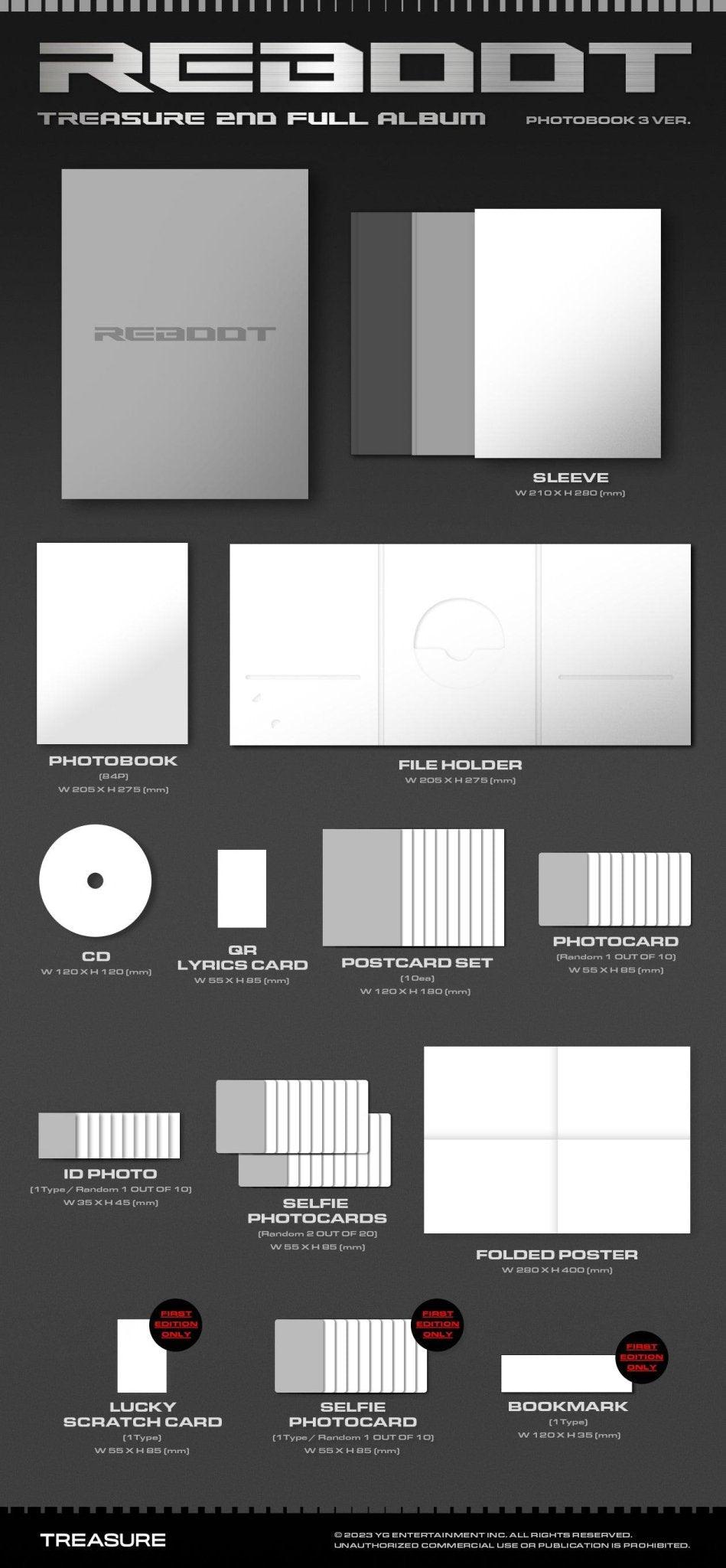 (SOBREPEDIDO) TREASURE - REBOOT 2ND FULL ALBUM PHOTOBOOK - K-POP WORLD (7407146893447)