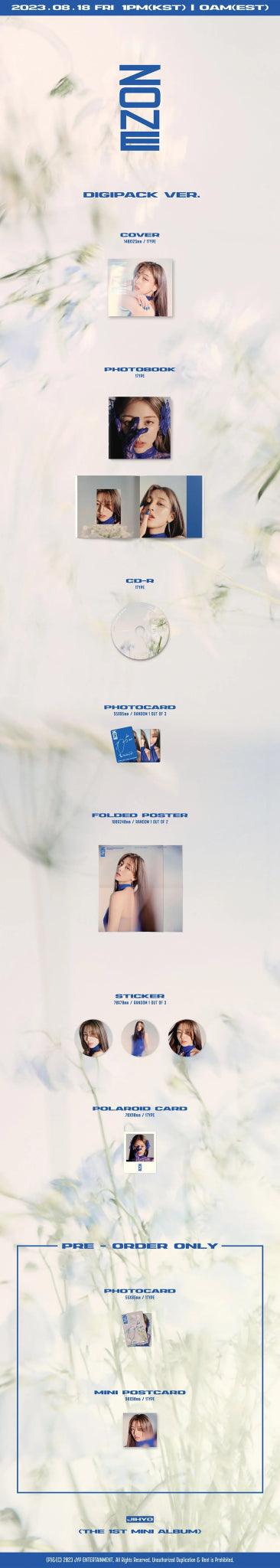 TWICE JIHYO - ZONE 1ST MINI ALBUM DIGIPACK VER - K-POP WORLD (7412926087303)
