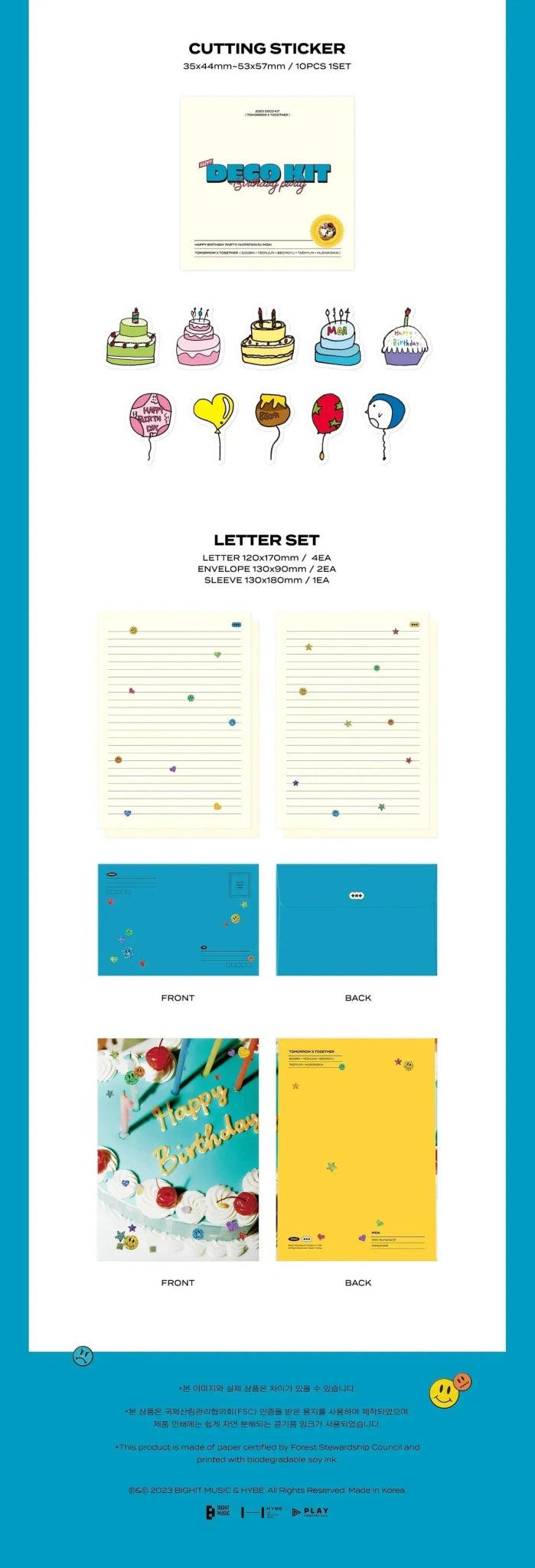 TXT - 2023 DECO KIT - K-POP WORLD (7373190103175)