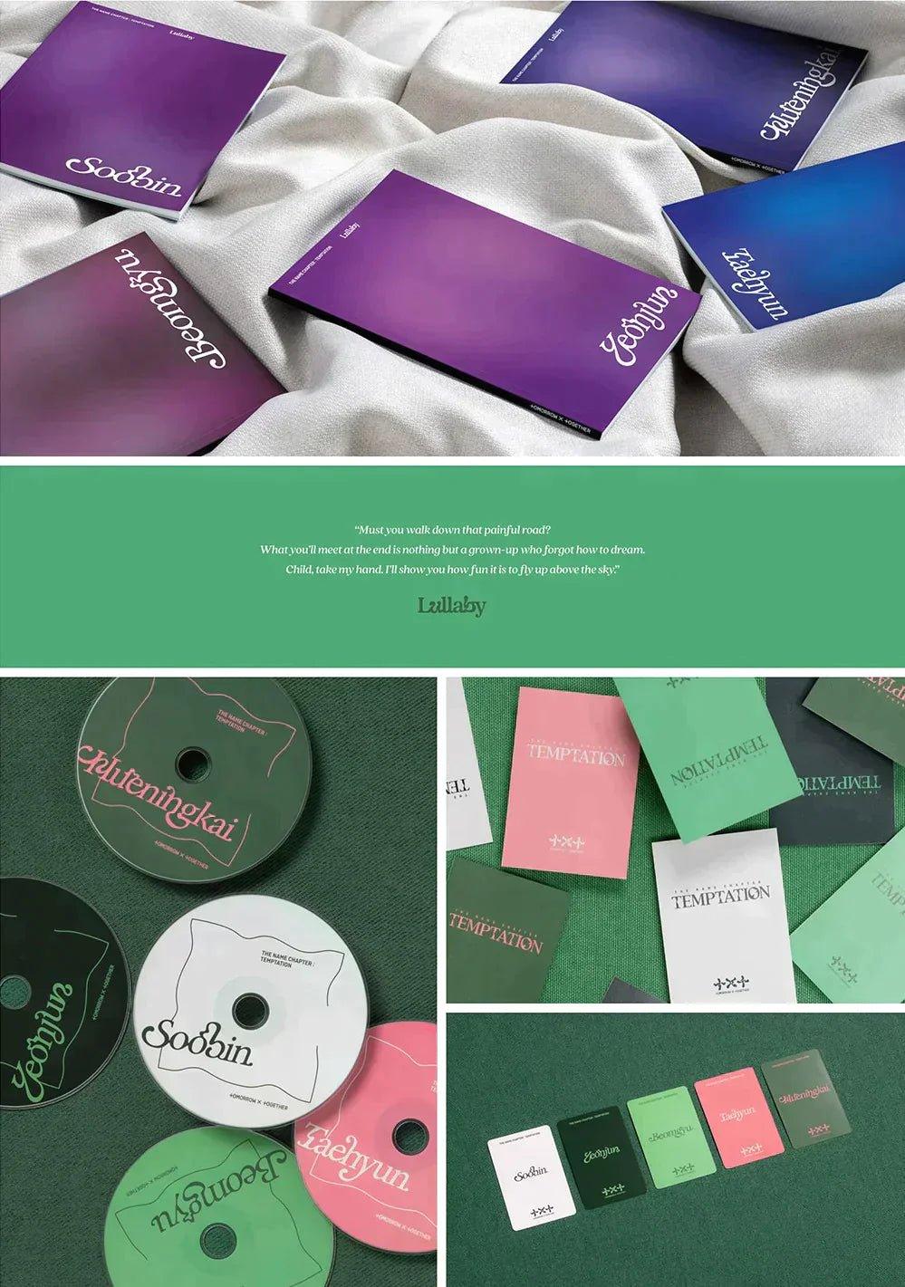 TXT - THE NAME CHAPTER TEMPTATION LULLABY VER. 5TH MINI ALBUM WEVERSE GIFT VER. - K-POP WORLD (7357626122375)