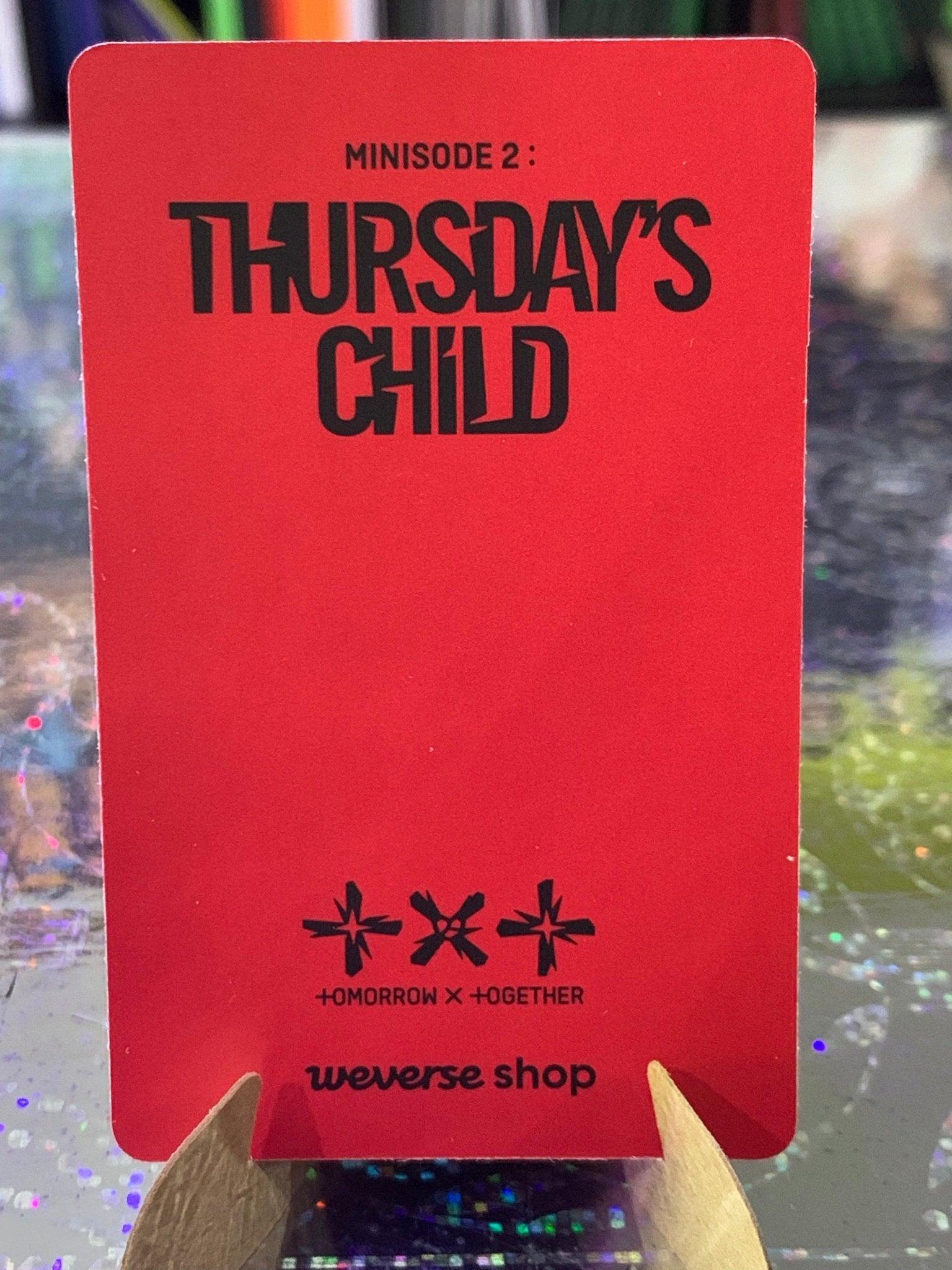 TXT - THURSDAY'S CHILD WEVERSE P.O.B - K-POP WORLD (7390648729735)