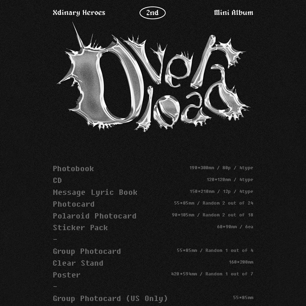 XDINARY HEROES - OVERLOAD 2ND MINI ALBUM - K-POP WORLD (6821405163655)
