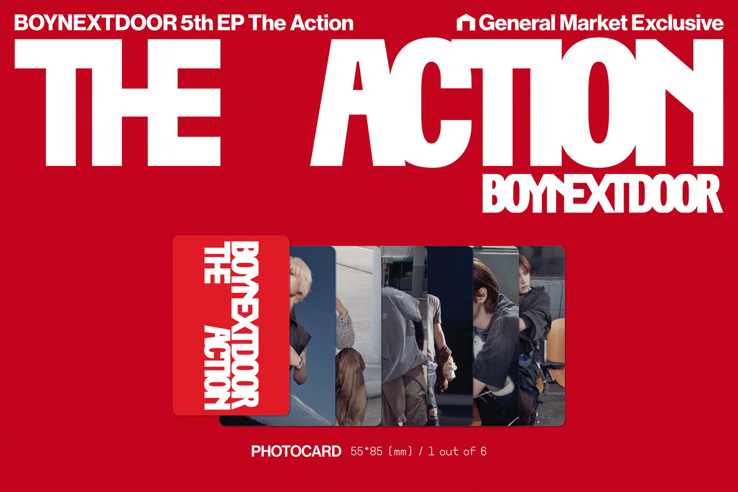BOYNEXTDOOR - 5th EP [The Action] (SIGNED)