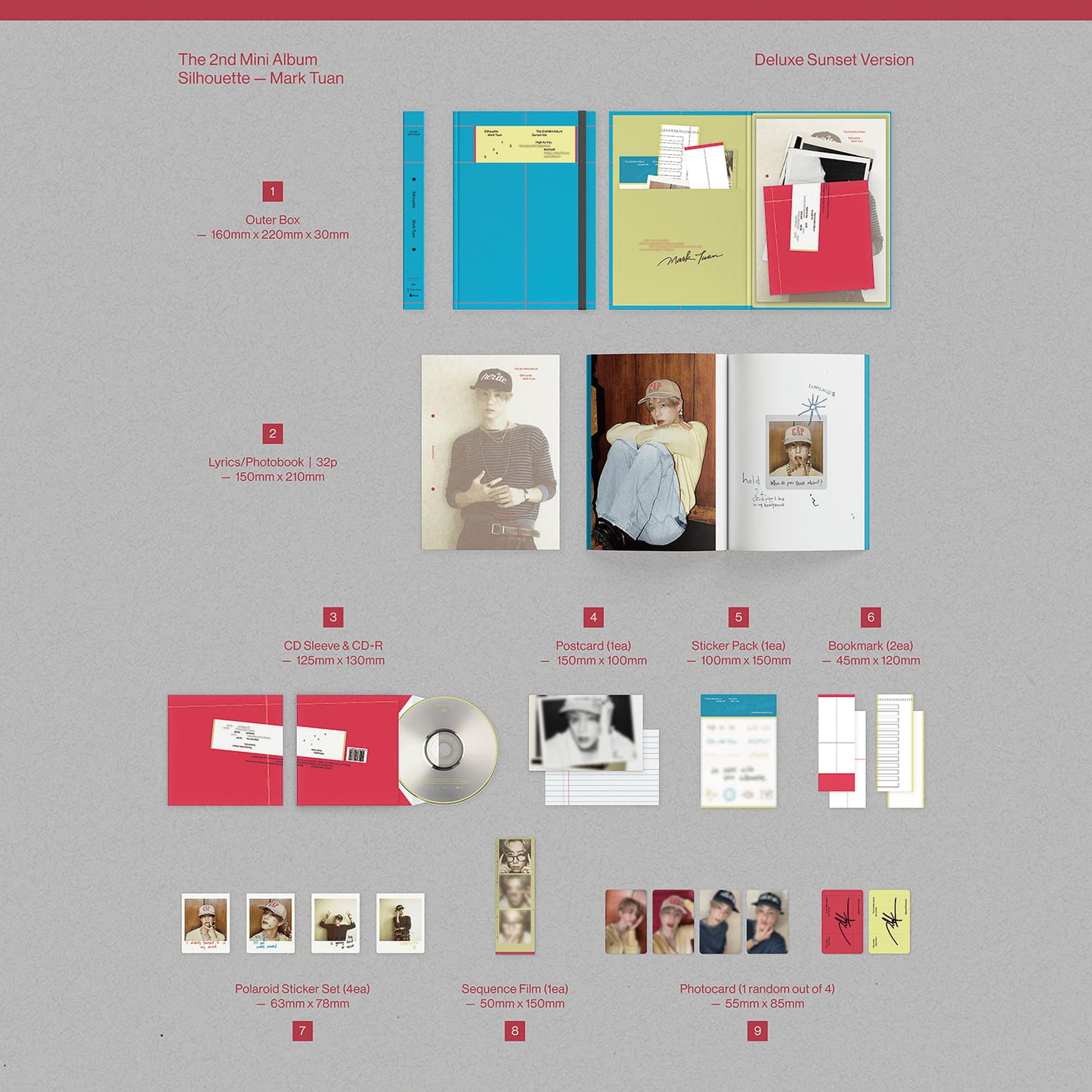 (PREVENTA) (GOT7) MARK TUAN - 2nd mini album [SILHOUETTE]