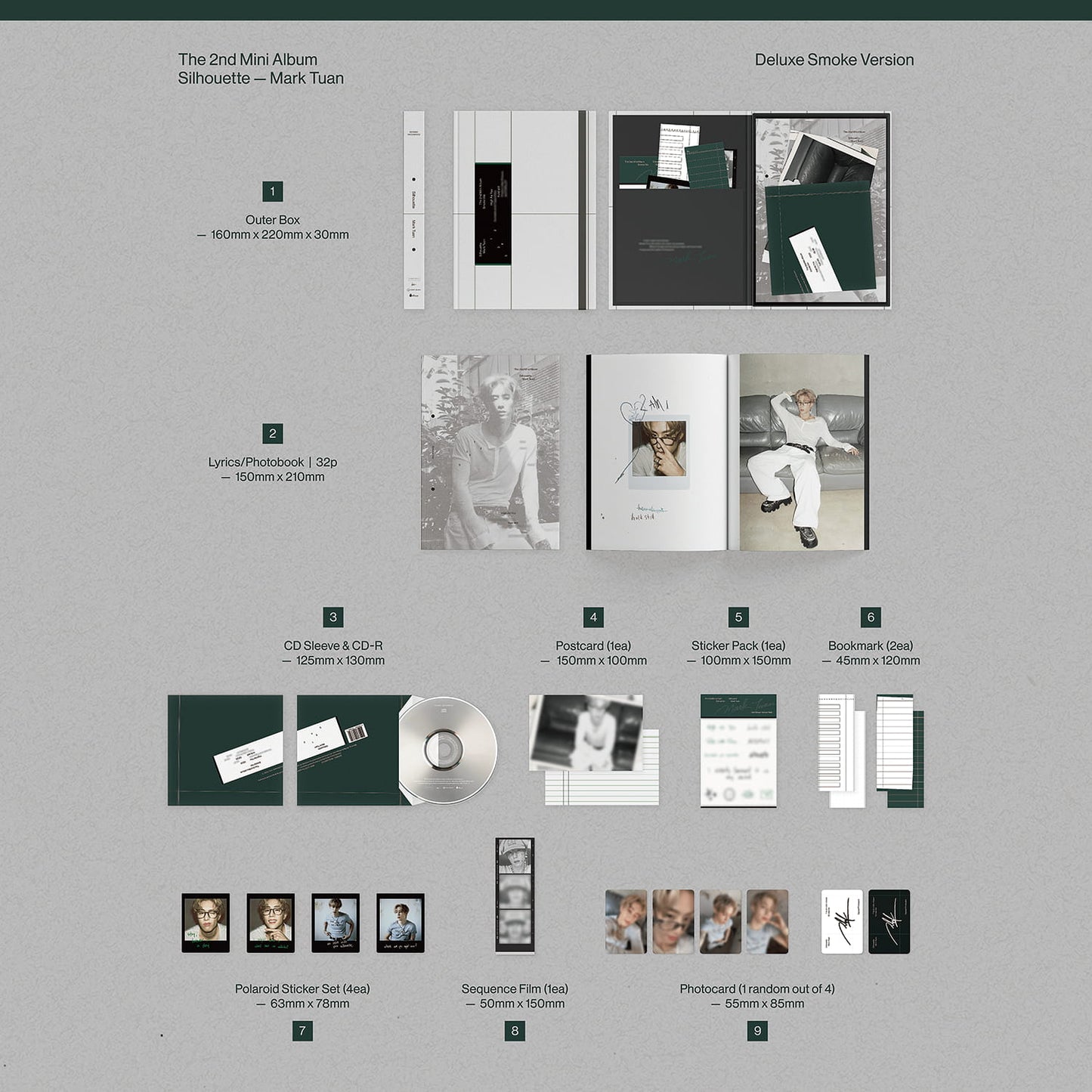 (PREVENTA) (GOT7) MARK TUAN - 2nd mini album [SILHOUETTE]