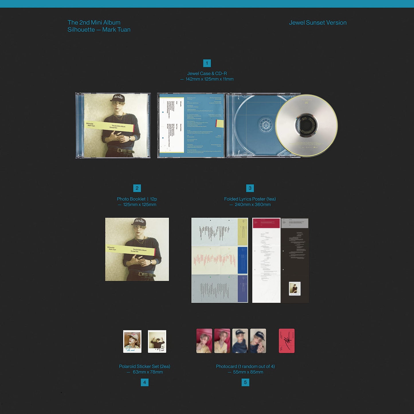 (PREVENTA) (GOT7) MARK TUAN - 2nd mini album [SILHOUETTE]