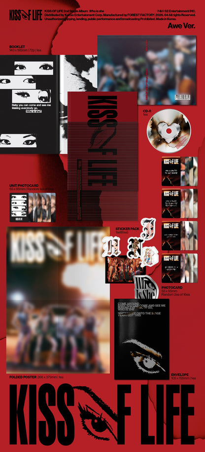 (PREVENTA) KISS OF LIFE - 2nd Single Album [Who is she]