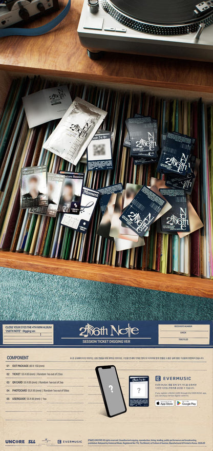 (PREVENTA) CLOSE YOUR EYES - The 4th Mini Album [256th Note]