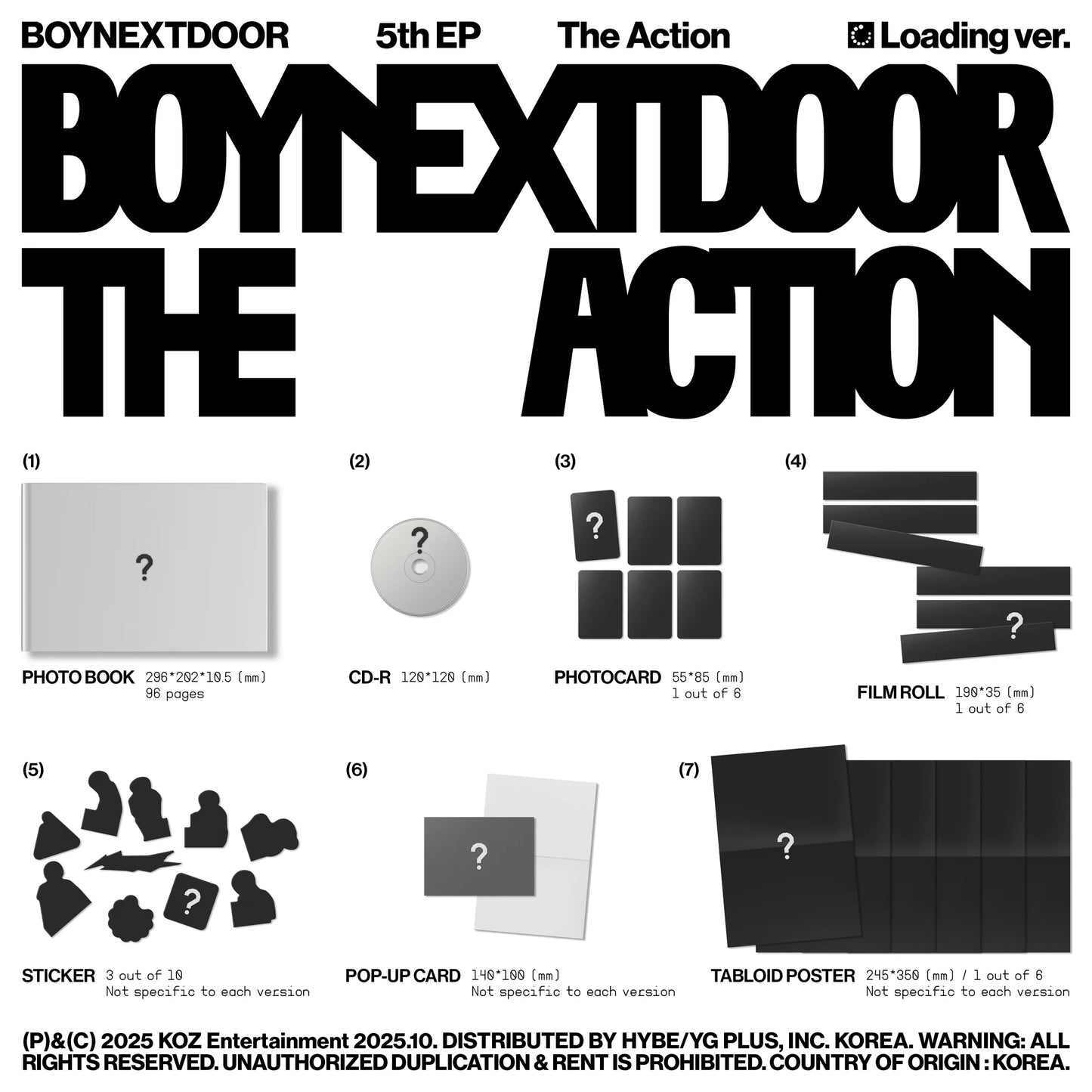 (PREVENTA) BOYNEXTDOOR - 5th EP [The Action] (SIGNED)