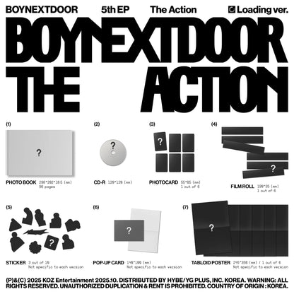 (PREVENTA) BOYNEXTDOOR - 5th EP [The Action] (SIGNED)