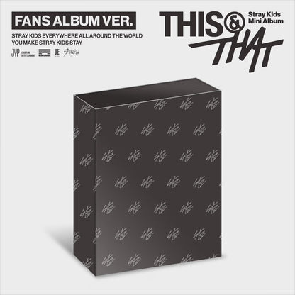 (PREVENTA) STRAY KIDS - mini album [THIS & THAT]