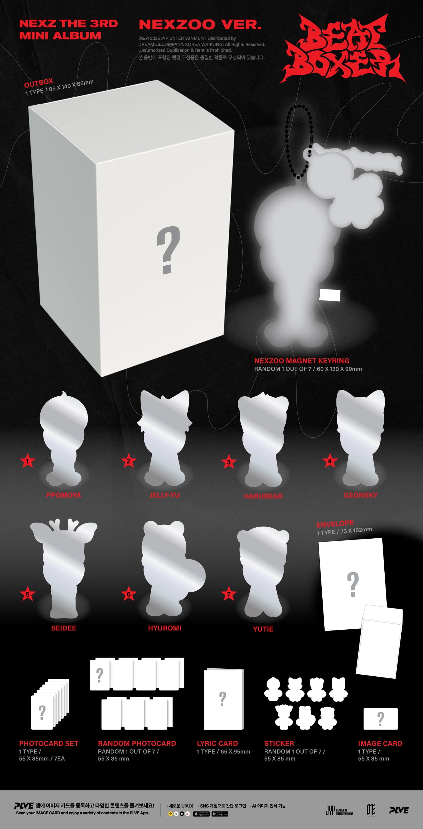(PREVENTA) NEXZ - 3rd MINI ALBUM [Beat-Boxer] + FANS (JYP) GIFT