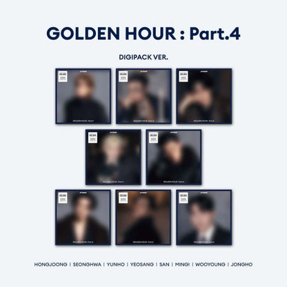 (PREVENTA) ATEEZ - 13TH MINI ALBUM [GOLDEN HOUR : Part.4] (BARNES & NOBLE EXCLUSIVE)