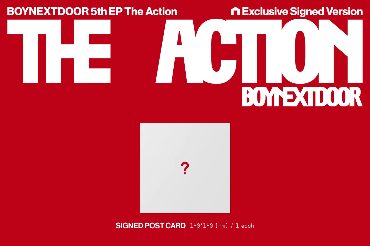 (PREVENTA) BOYNEXTDOOR - 5th EP [The Action] (SIGNED)