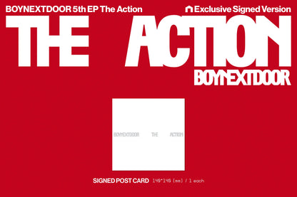 BOYNEXTDOOR - 5th EP [The Action] (SIGNED)