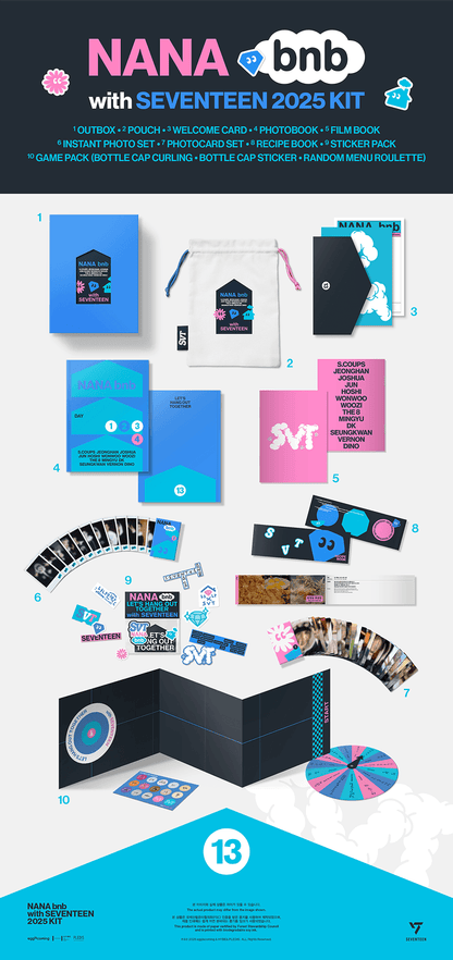(PREVENTA) SEVENTEEN - NANA bnb with SEVENTEEN 2025 KIT + WEVERSE GIFT