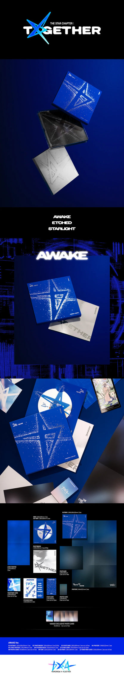 (PREVENTA) TXT - 4th Studio Album “THE STAR CHAPTER: TOGETHER” (HELLO82 EXCLUSIVE)