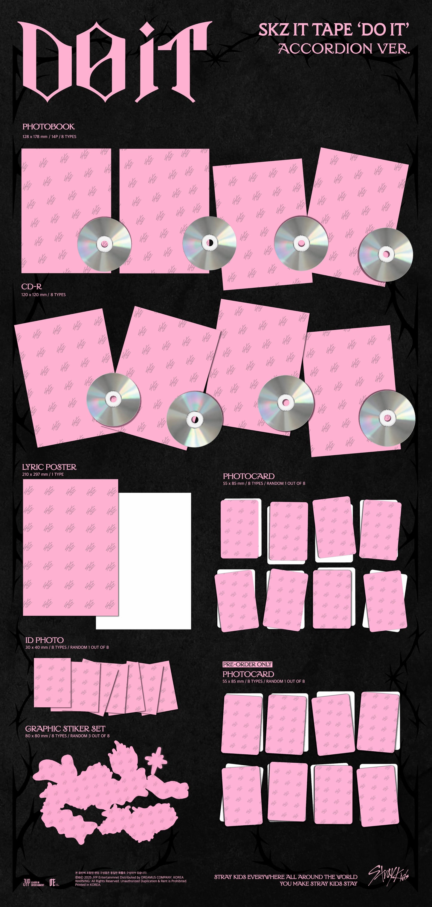 (PREVENTA) STRAY KIDS - IT TAPE [DO IT] + FANS SHOP GIFT