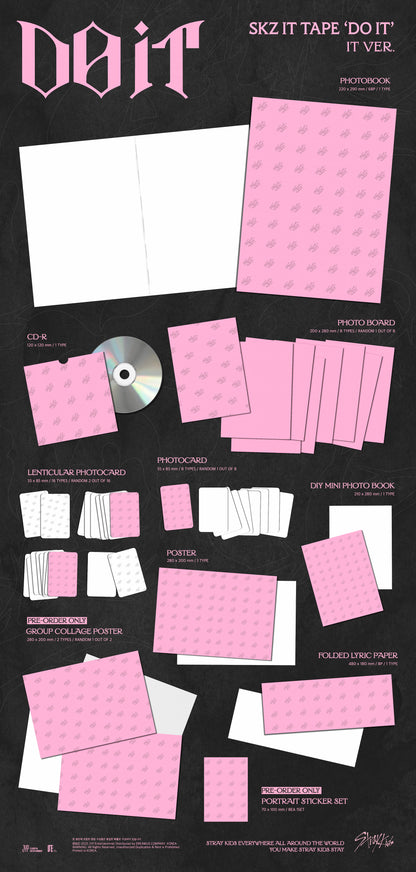 (PREVENTA) STRAY KIDS - IT TAPE [DO IT] + FANS SHOP GIFT