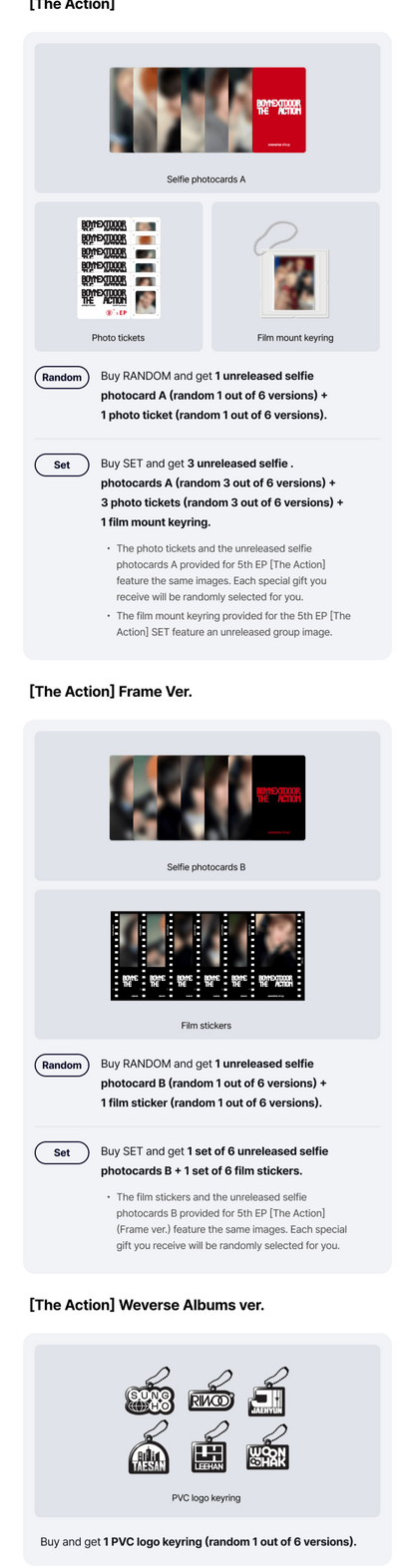 (PREVENTA) BOYNEXTDOOR - 5th EP [The Action] + WEVERSE GIFT