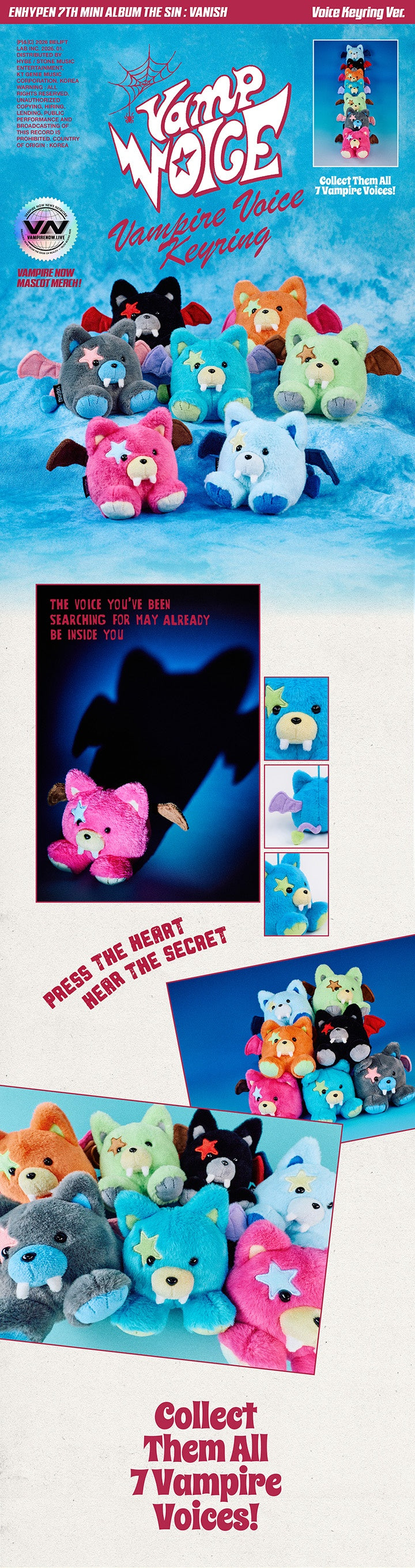 (PREVENTA) ENHYPEN - 7TH MINI ALBUM [THE SIN : VANISH]