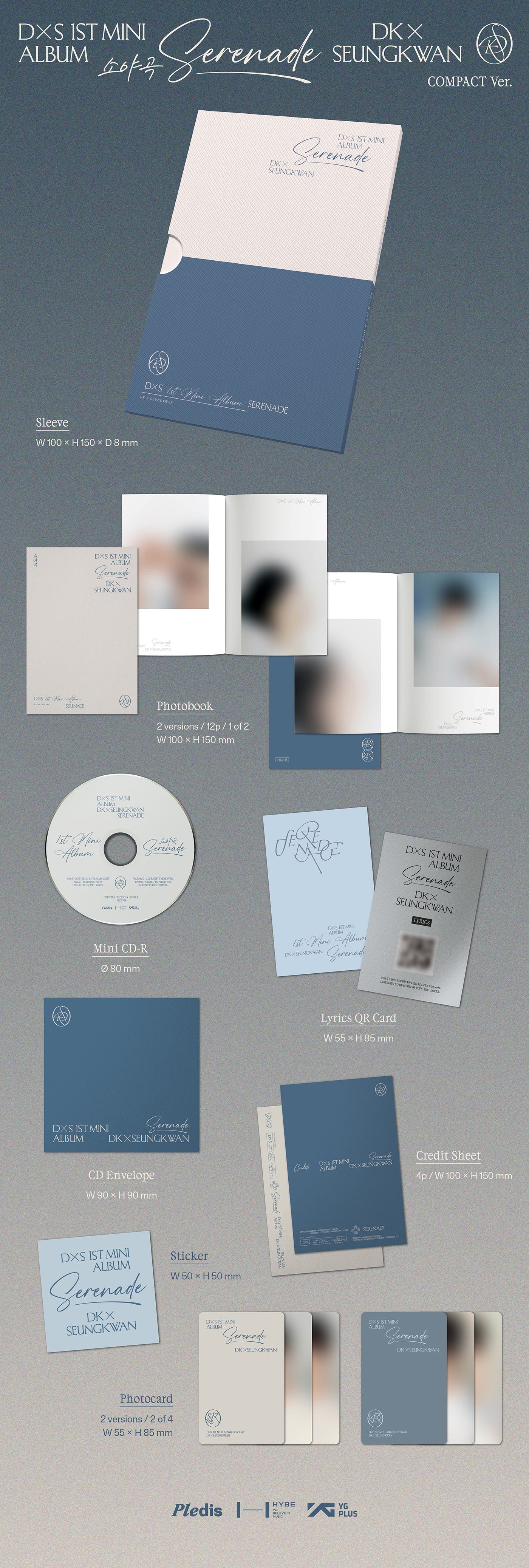 (PREVENTA)  DXS (SEVENTEEN) - 1ST MINI ALBUM [SERENADE] + WEVERSE GIFT
