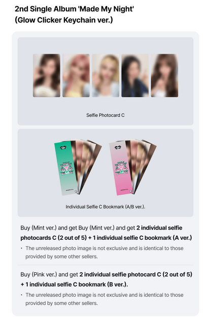 (PREVENTA) LE SSERAFIM - 2ND SINGLE [MADE MY NIGHT] + WEVERSE GIFT