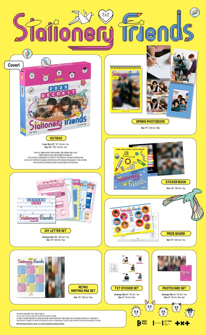 TOMORROW X TOGETHER - 2025 DECO KIT + WEVERSE GIFT