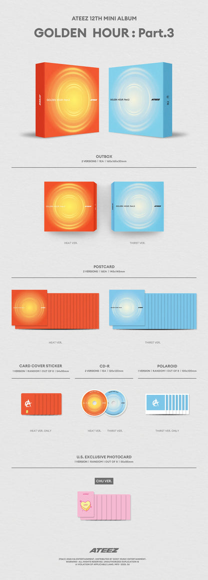 ATEEZ - GOLDEN HOUR : Part.3 [SIGNED]
