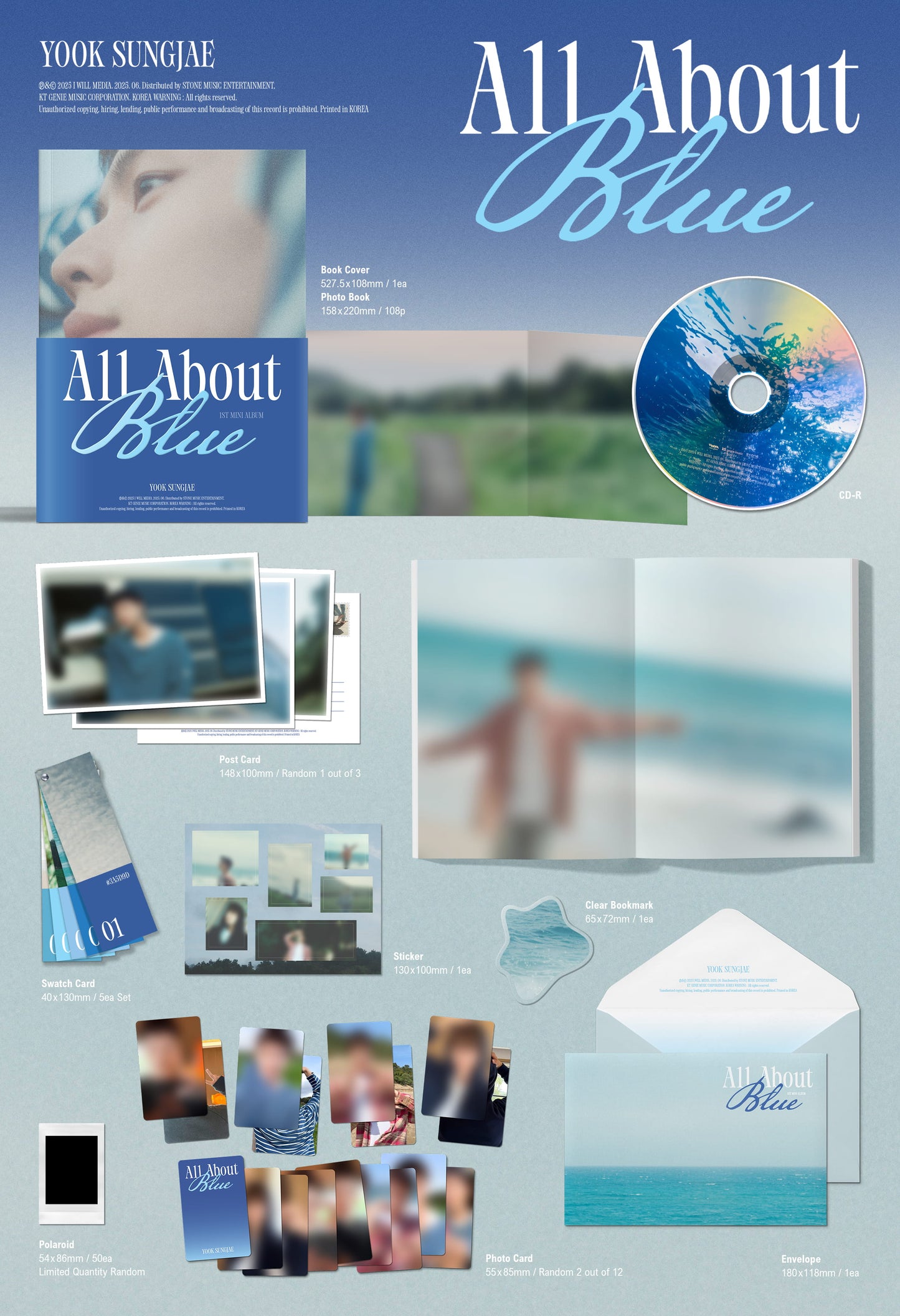 (PREVENTA) YOOK SUNGJAE - [All About Blue]
