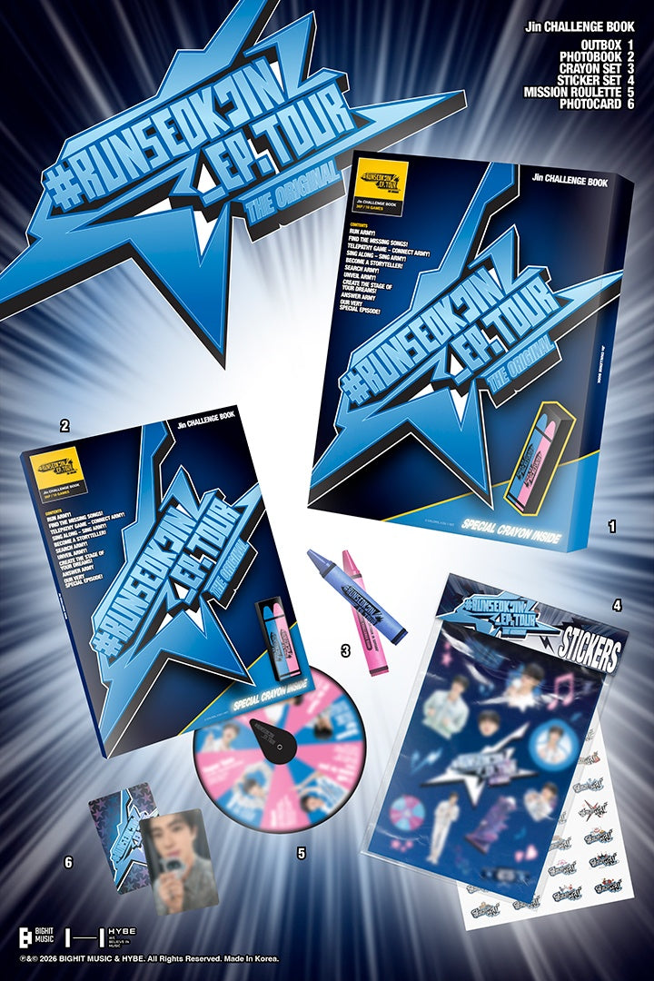 (PREVENTA) (BTS) JIN - '#RUNSEOKJIN_EP.TOUR in GOYANG' The Original + WEVERSE GIFT