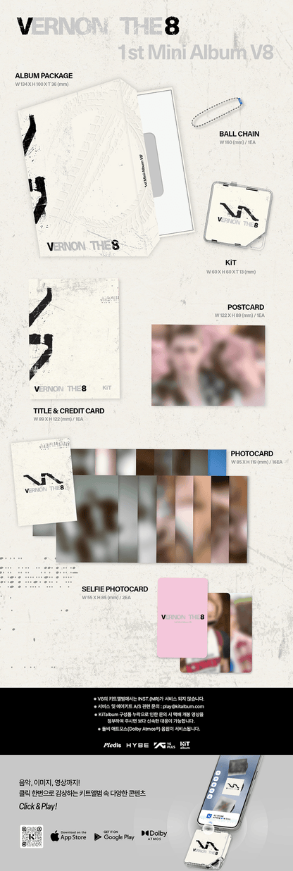 (PREVENTA) V8 (SEVENTEEN) - 1st Mini Album 'V8'