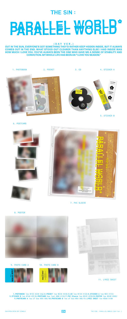 (PREVENTA) ENHYPEN - Spin Off Single Album [THE SIN : PARALLEL WORLD] + WEVERSE GIFT
