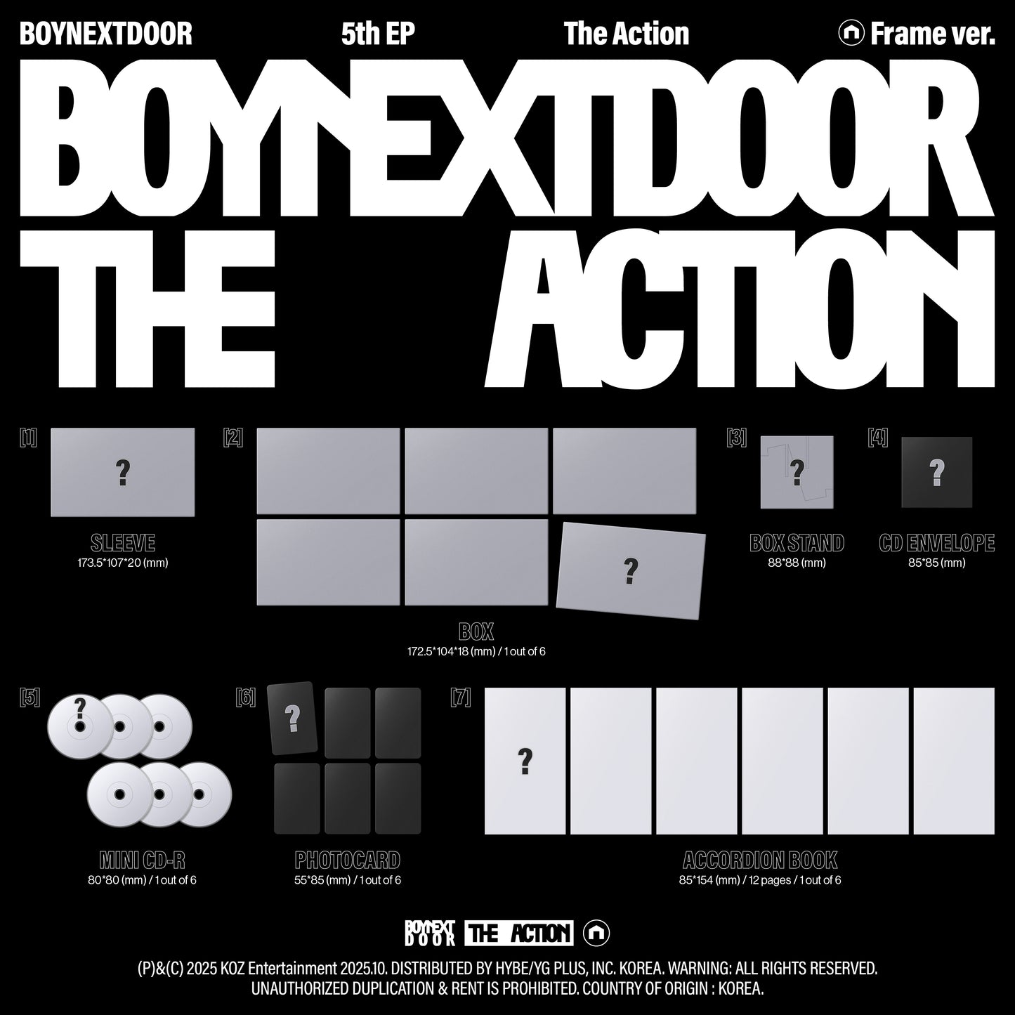 (PREVENTA) BOYNEXTDOOR - 5th EP [The Action]