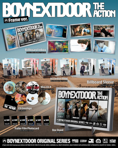 (PREVENTA) BOYNEXTDOOR - 5th EP [The Action] (FRAME VER.) + MAKESTAR GIFT