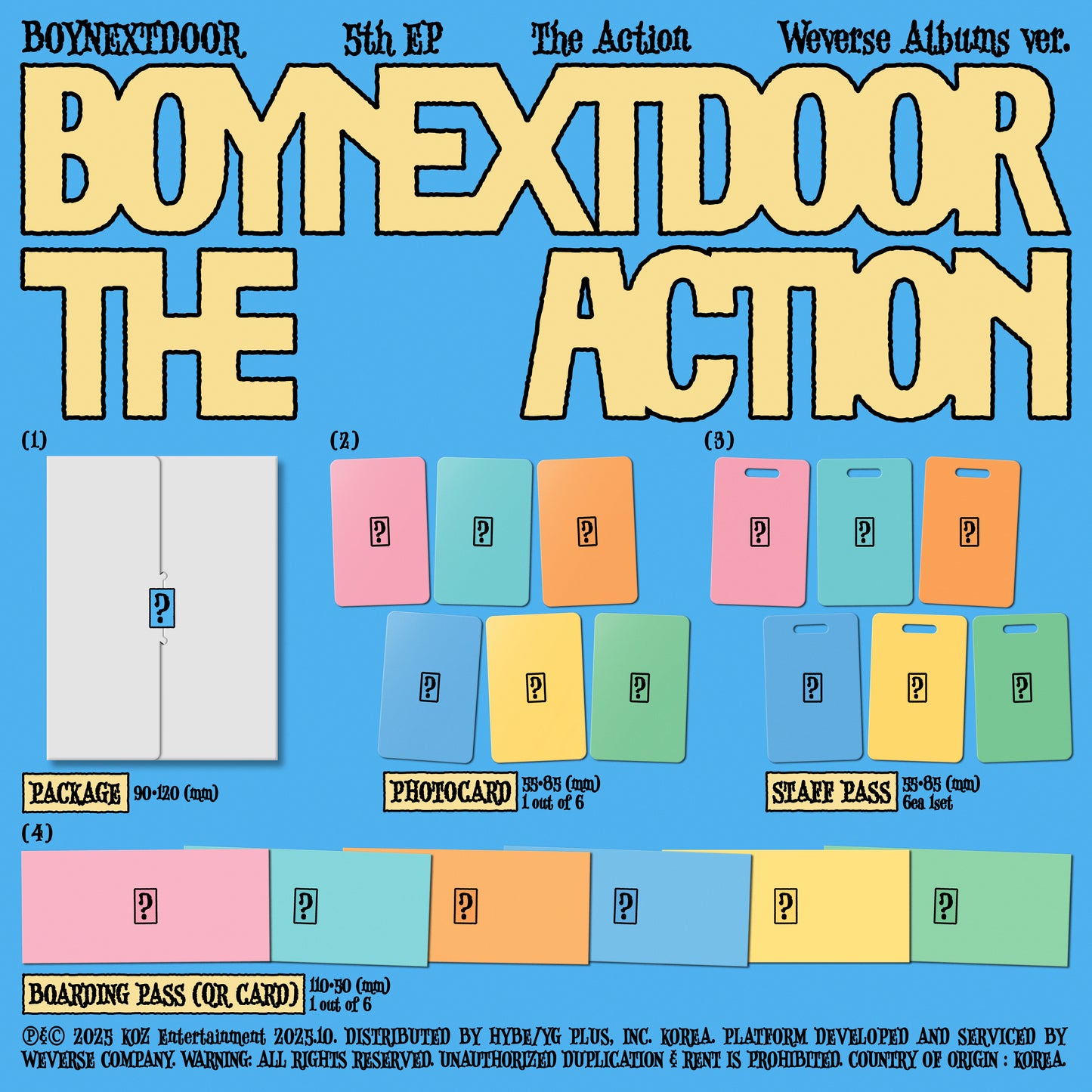 (PREVENTA) BOYNEXTDOOR - 5th EP [The Action]