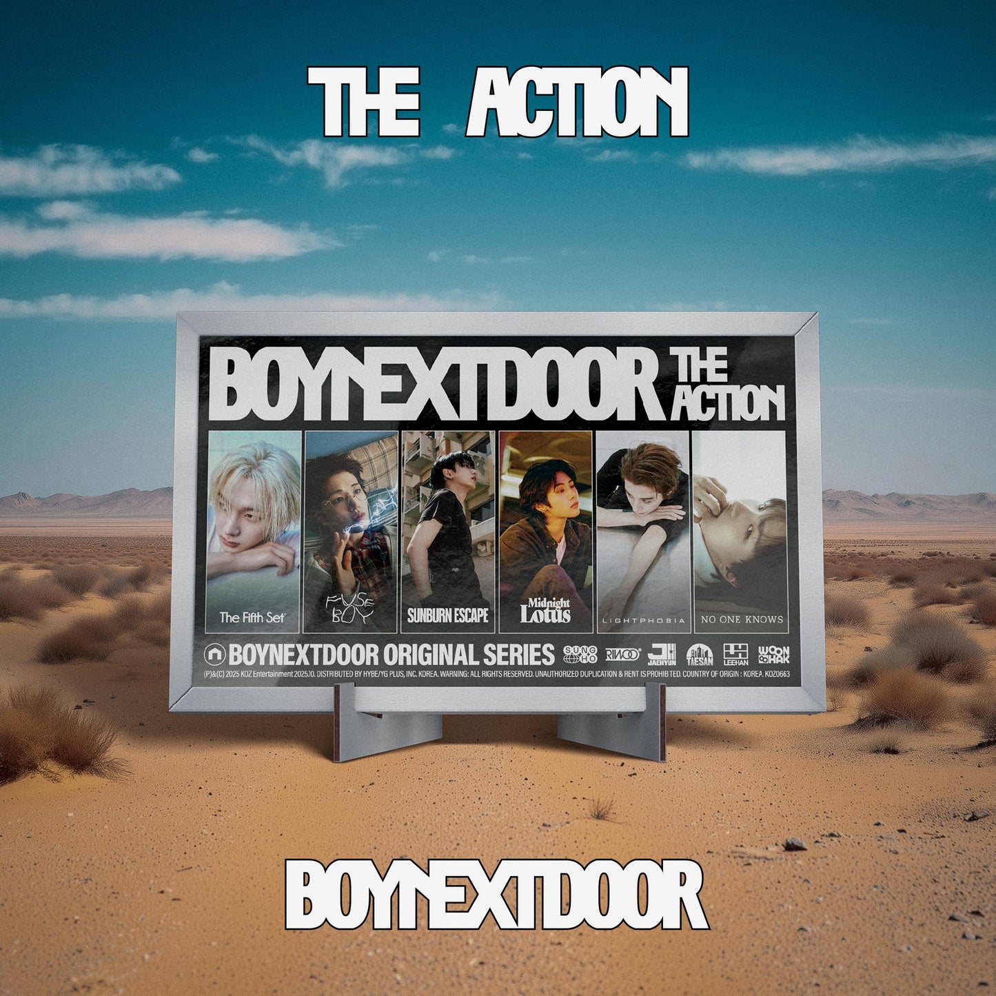 (PREVENTA) BOYNEXTDOOR - 5th EP [The Action] (FRAME VER.) + MAKESTAR GIFT