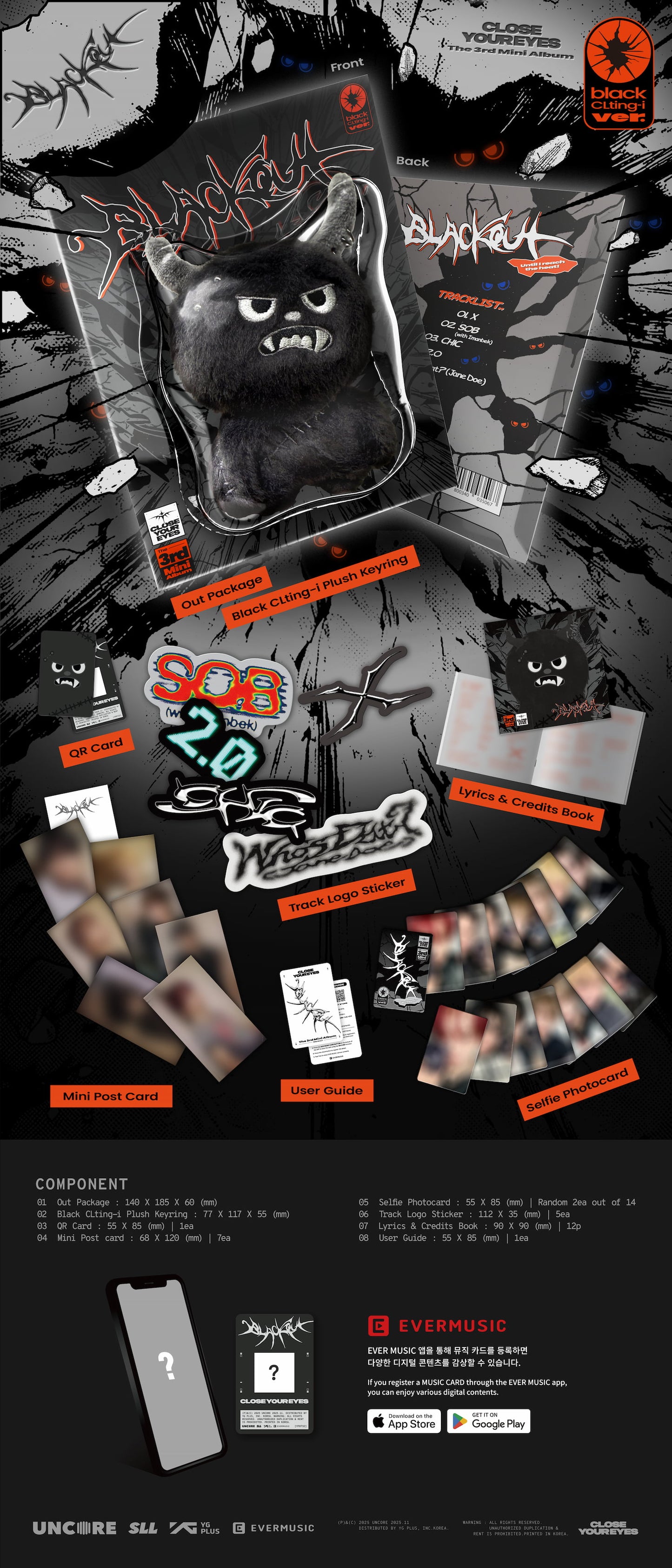 (PREVENTA) CLOSE YOUR EYES - The 3rd Mini Album [BLACKOUT]