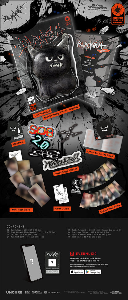 (PREVENTA) CLOSE YOUR EYES - The 3rd Mini Album [BLACKOUT]