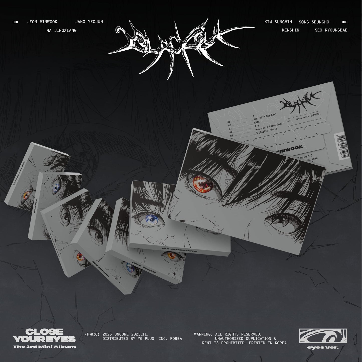 (PREVENTA) CLOSE YOUR EYES - The 3rd Mini Album [BLACKOUT]