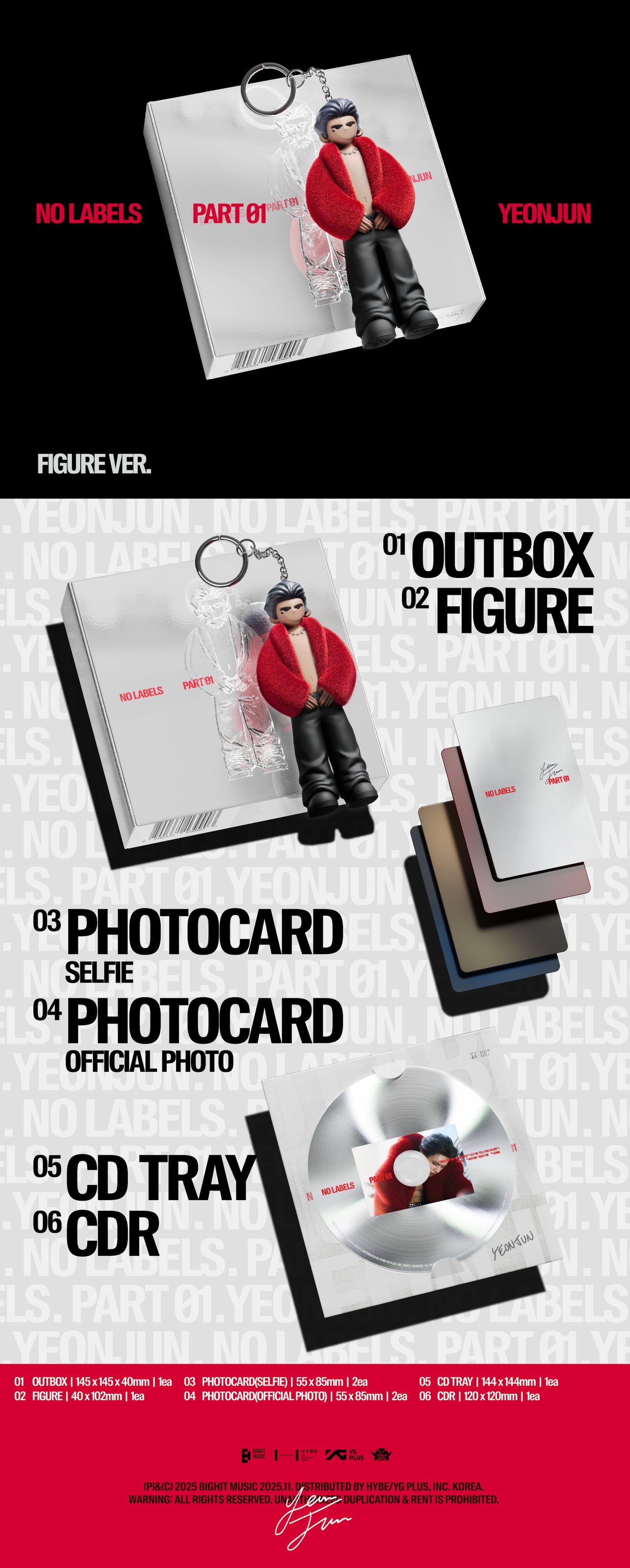 (PREVENTA) YEONJUN - NO LABELS: PART 01 (FIGURE VER)