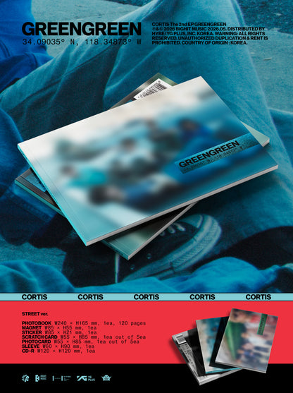 (PREVENTA) CORTIS - The 2nd EP [GREENGREEN] + APPLEMUSIC GIFT